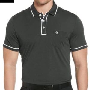 NWT Original Penguin Men's 3D Earl Short Sleeve Polo Shirt  size medium